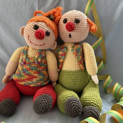 Häkelanleitung - Julian & Juliana Jux