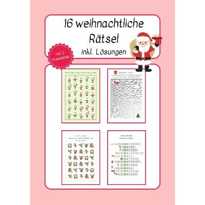 16 weihnachtliche Rätsel inkl. Lösungen