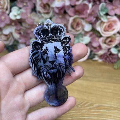 Einkaufswagenlöser Löwe mit Krone