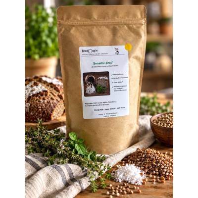 Brotbackmischung SENSITIV, Brotmagie – * ohne Zusätze, mit bestem Mehl aus der Mühle Polkenberg