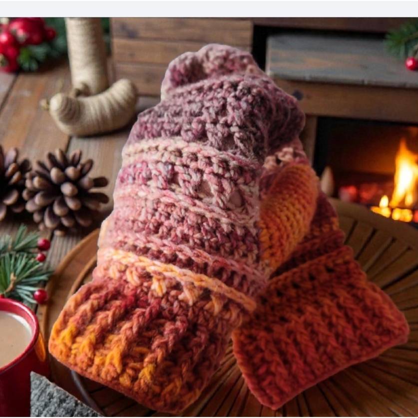 Handgemachte gehkelte Handschuhe  warme & stilvolle Winter-Accessoires