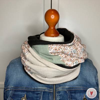 Loop Schal * Muster Mix * warm * Streublümchen