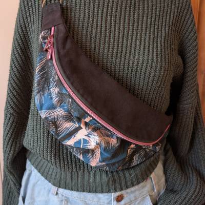 Hippe Bauchtasche / Crossbody-Tasche / Gürteltasche / Canvas