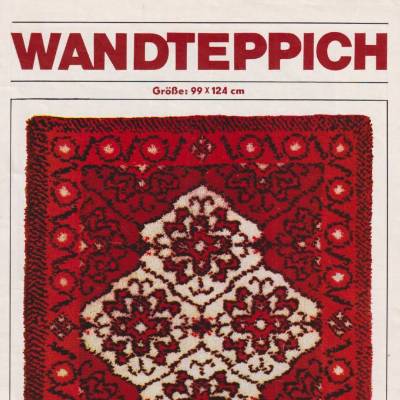 Handarbeitsheft 2033 "Wandteppich" erschienen beim Verlag für die Frau Vintage DDR