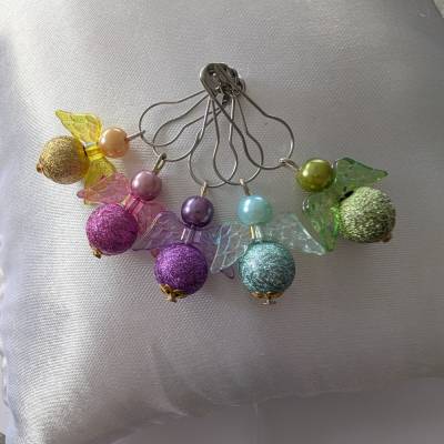 Maschenmarkierer Engel – Edle Maschenmarkierer für Strickprojekte