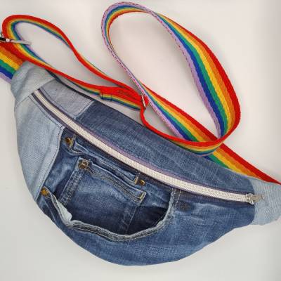 Bauchtasche / Crossbodybag aus Jeans