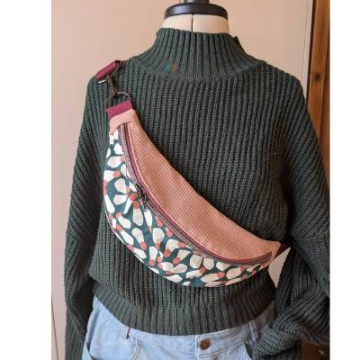Hippe Bauchtasche / Crossbody-Tasche / Gürteltasche / Cord / Canvas