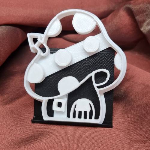 Ausstecher Schlumpfhaus