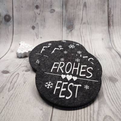 "Frohes Fest" Vektorgrafik - Dateiformate SVG/DX/PDF/PNG