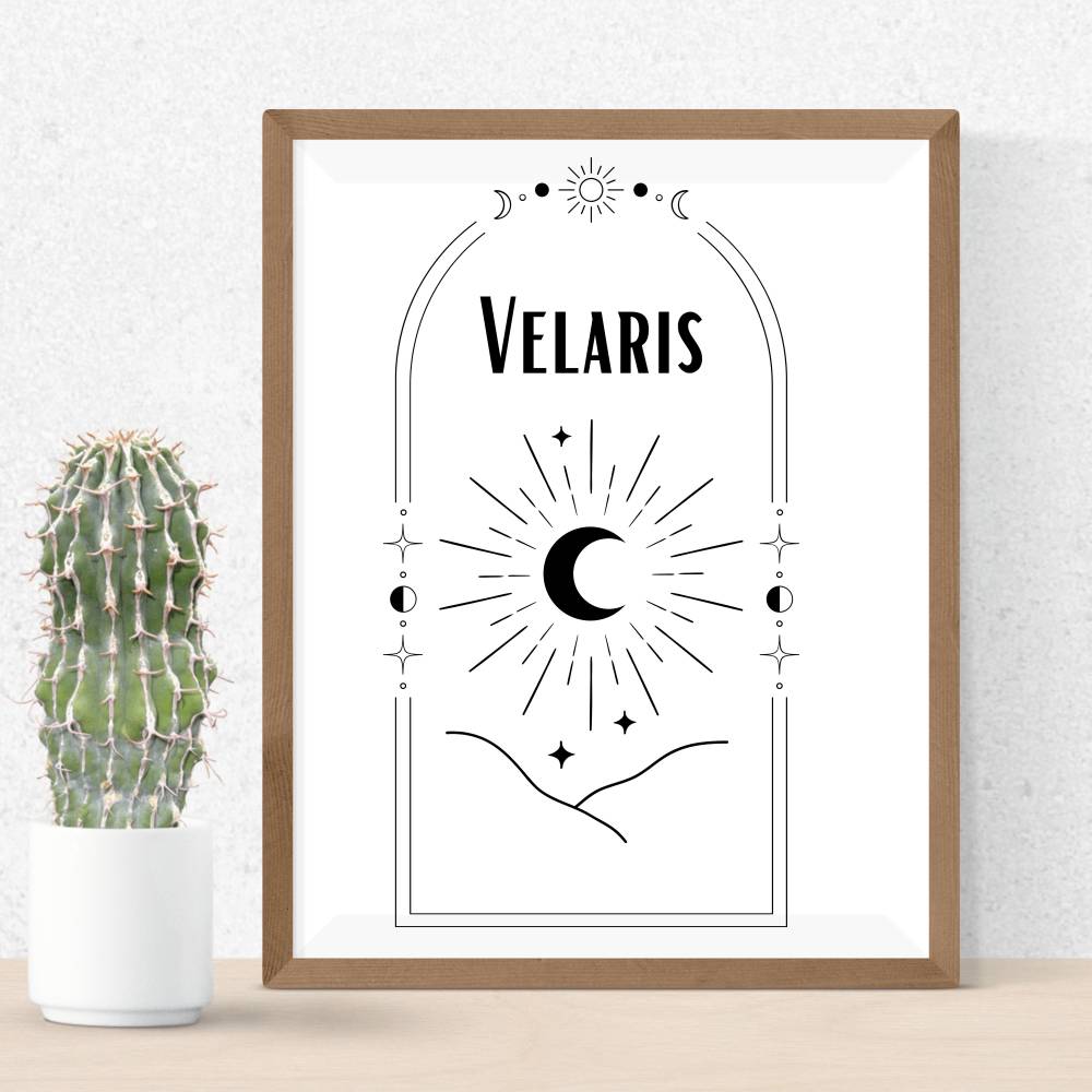 Velaris Acotar Bundle PNG SVG Datei Download - Das Reich der Sieben Höfe - Plotter File - Velaris City of Starlight Moun Bild 5