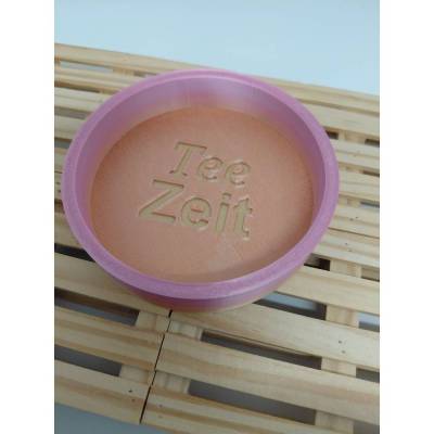 3D Druck Untersetzer, Teezeit, Tablett, Dekoteller, digitale Datei, kommerzielle Nutzung, Schmuckablage, 3D Modell