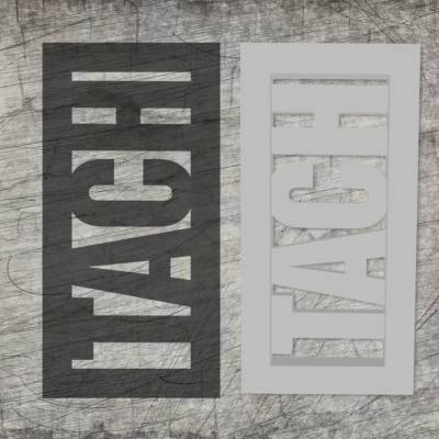Plotter-, Laser- und 3D Druck Datei *TACH*