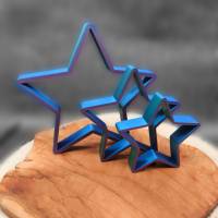 Sterne-Set blau-lila-grün