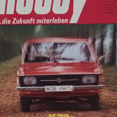 Hobby  Das Magazin der Technik   Nr.23     11.11.1970  -  K 70: ein VW für Anspruchsvolle 
