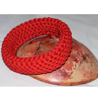 Handgehäkeltes Armband aus Thai-Sublime-Garn – viele Farben wählbar