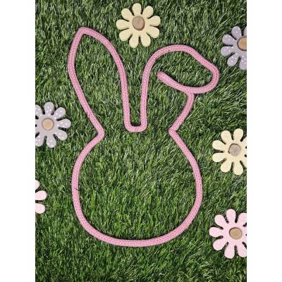 Osterhase aus Strickschlauch • Wanddeko • Geschenkidee • Ostern • Hingucker • Osterdekoration •