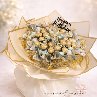 Luxus Pralinenstrauß – Individuelles Geschenk – Handgemacht - Geschenkidee - individuell
