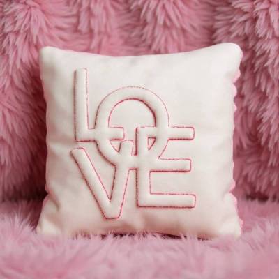 Stickdatei Love 3D Trapunto Set 2619 – Kissen, Taschen & Shirts besticken | Design-by-Jasmina