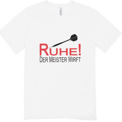 "Ruhe! Der Meister wirft" Vektorgrafik - Dateiformate SVG/DX/PDF/PNG