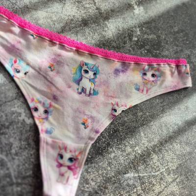 Damentanga /String Einhorn süß wahnsinnig bequem als besonderes Geschenk