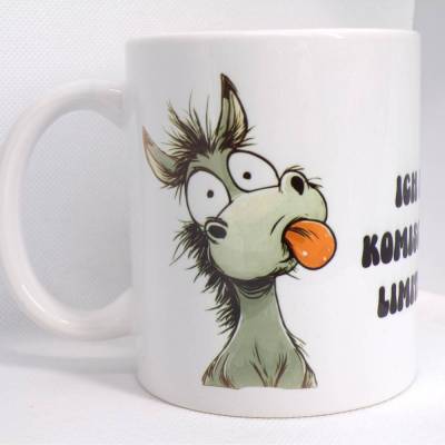 Lustige Spruch Tasse – Ich bin nicht komisch, ich bin limitiert lustig – Geschenkidee mit Humor