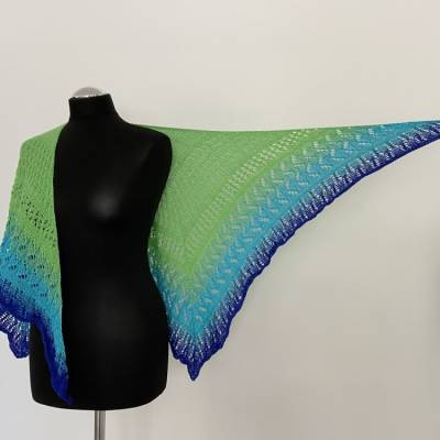 Strickanleitung - Tuch "Under the Sea"