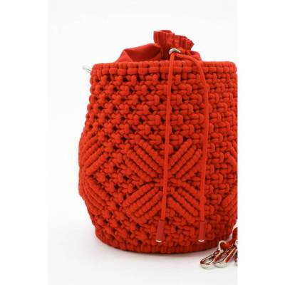 KnotBloom Bucket Bag – Rot 