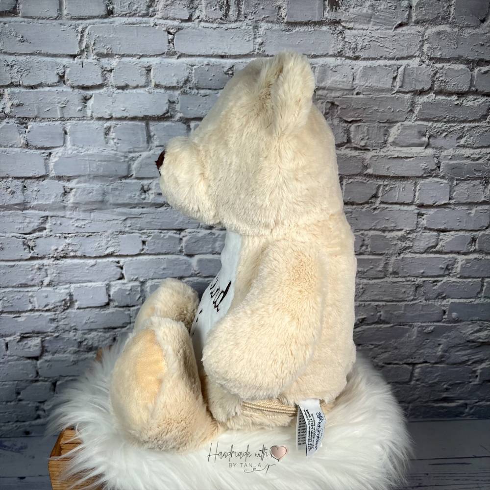 Teddybär Mit Schultüte 18 Cm – Befüllbar, Mit Aufschrift „Alles Gute Zum Schulanfang“ – Perfektes Geschenk Zur Einschulung
