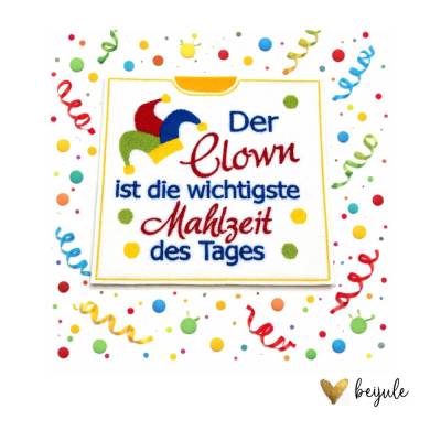 Helau! Hülle für die kleine oder normale quadratische Schokolade