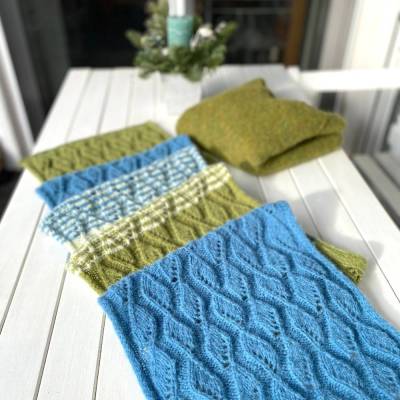 Strickanleitung Lizas Schal Wintermorgen