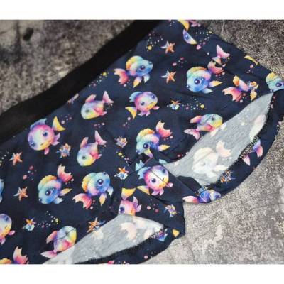 Damen Panty, Hoserl, für Mädels bunte Fische süß als besonderes Geschenk