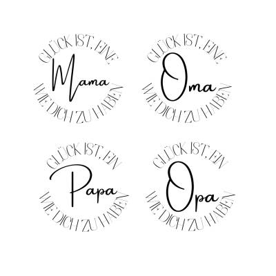 Beste Bundle PNG SVG Datei - Download Plotterdatei - Plotter File - Liebe Love - Beste Oma Bester Opa Beste Mama Bester 