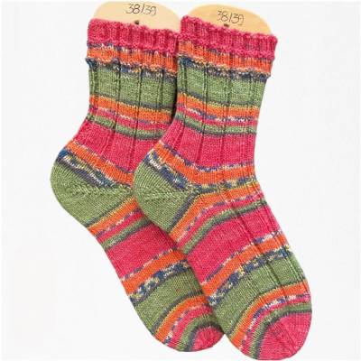 Handgestrickte Socken, Größe 38/39
