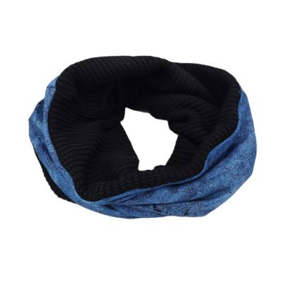 Halssocke blau schwarz