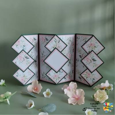 Plotterdatei Faltkarte 2 für den Plotter Silhouette, Cricut, Brother ect.