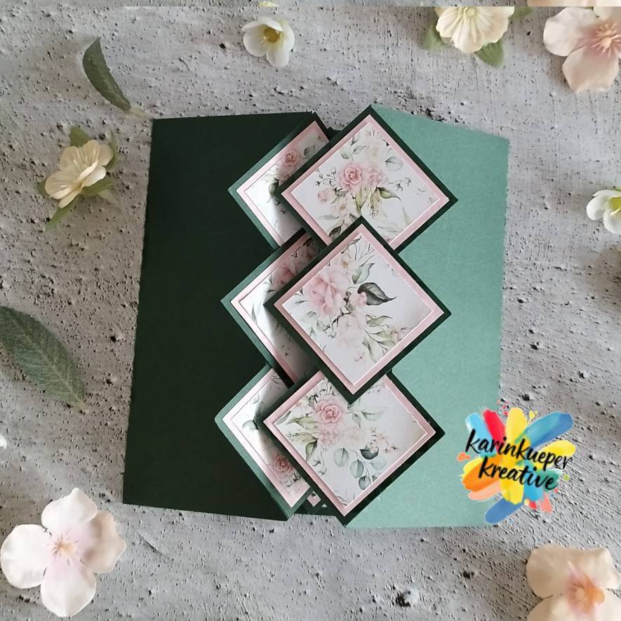 Plotterdatei Faltkarte 2 für den Plotter Silhouette, Cricut, Brother ect. Bild 2