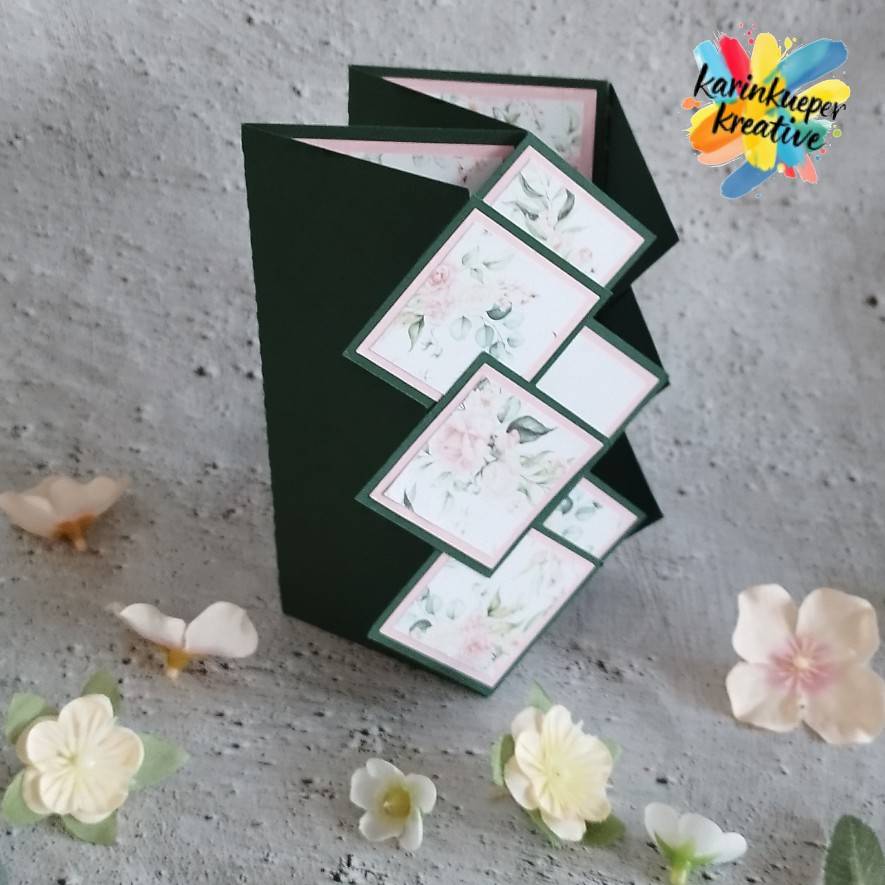 Plotterdatei Faltkarte 2 für den Plotter Silhouette, Cricut, Brother ect. Bild 3