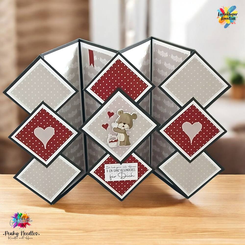 Plotterdatei Faltkarte 2 für den Plotter Silhouette, Cricut, Brother ect. Bild 4