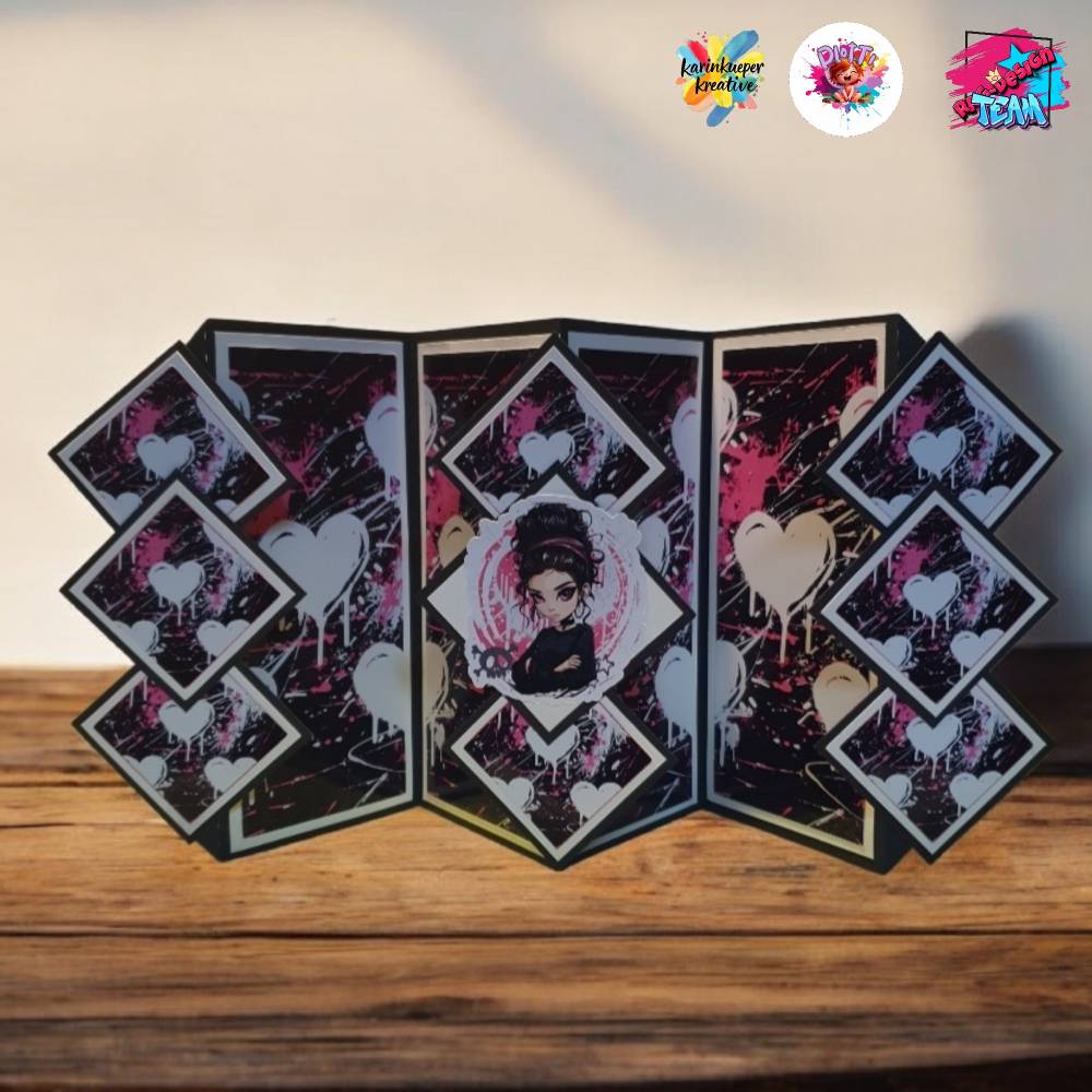 Plotterdatei Faltkarte 2 für den Plotter Silhouette, Cricut, Brother ect. Bild 9