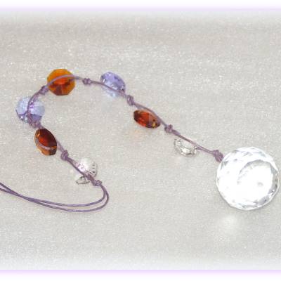 Suncatcher mit weiteren farbigen Glasperlen – Sonnenfänger