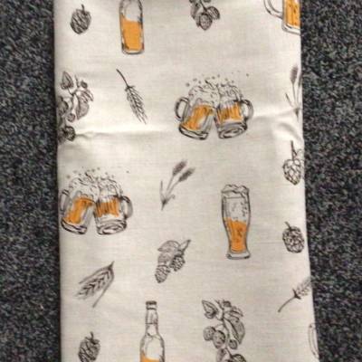 Canvas  Leinen 55 % und Baumwolle 45 % , 240 g/m² - Bier