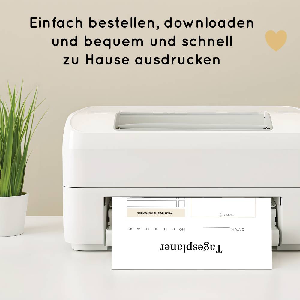 Zeitblock Tagesplaner zum Ausdrucken – Tagesplanung mit Time Blocking (PDF A4 & A5) Bild 6