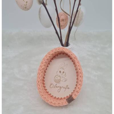Süßer Häkelkorb, Osternest, Utensilo, Osterdeko, Bobbiny,  2 Größen, viele Farben