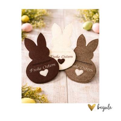 Osterdeko Hasenbande, Personalisierung mit Name möglich