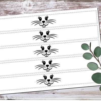 Ostern, Banderole, Ausdruck DinA 4