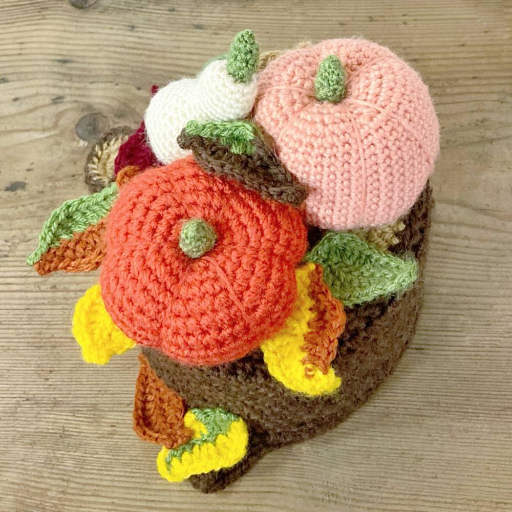 Klorollenhut Kürbis, Häkelanleitung - eine hübsche und praktische Herbst - Deko für dein Bad Bild 8