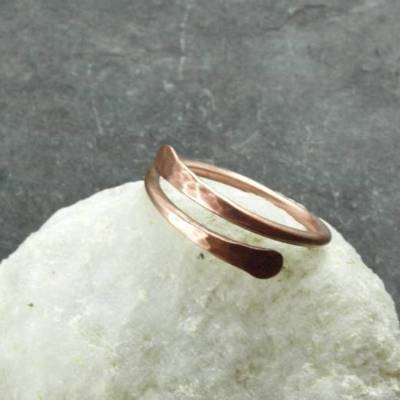 Offener Kupferring – Handgemachter keltischer Ring für Mittelalter, LARP & Geschenk