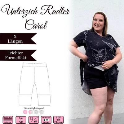 Unterzieh – Radler Carol – Größe 32-64 – EBook und Nähanleitung