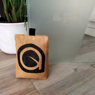 Upcycling Türstopper/Fensterstopper, aus einem Kaffeesack, extra schwer gefüllt, 1,2kg 