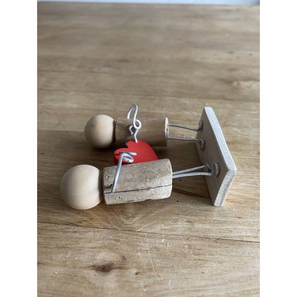 Hochzeits Figuren mit Herz, Holzfiguren, Liebes Geschenk Bild 10
